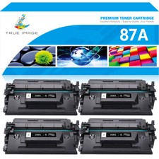 1-4Pk Black CF287A Toner Cartridge for HP 87A Laserjet Enterprise M506 MFP M527