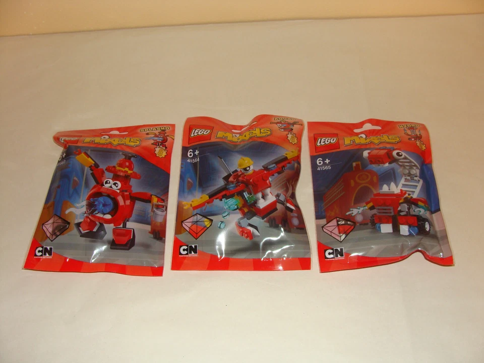 LEGO MIXELS SERIE 8 SPLASHO AQUAD SHARX LEWT SCRUBZ TUTH JUEGO COMPLETO DE 9 NUEVO Foto 2 de 4
