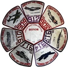 2005 Jamboree Great Salt Lake Council Set of 8 JSP Bdr (AR633)