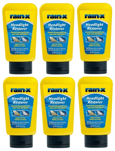 6 Lot Rain-X 800001810 Headlight Restorer & Eliminates Haze - 5 fl oz