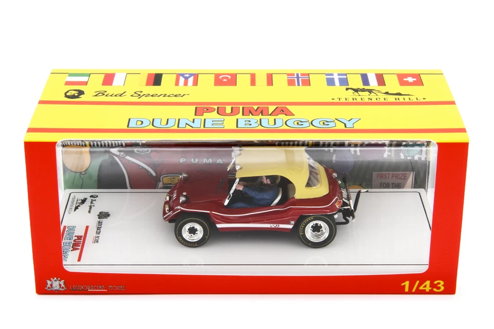 LAUDORACING-MODELS 1/43 BUD SPENCER TERENCE HILL & PUMA DUNE BUGGY '72 LM128A-43 - Immagine 3 di 4