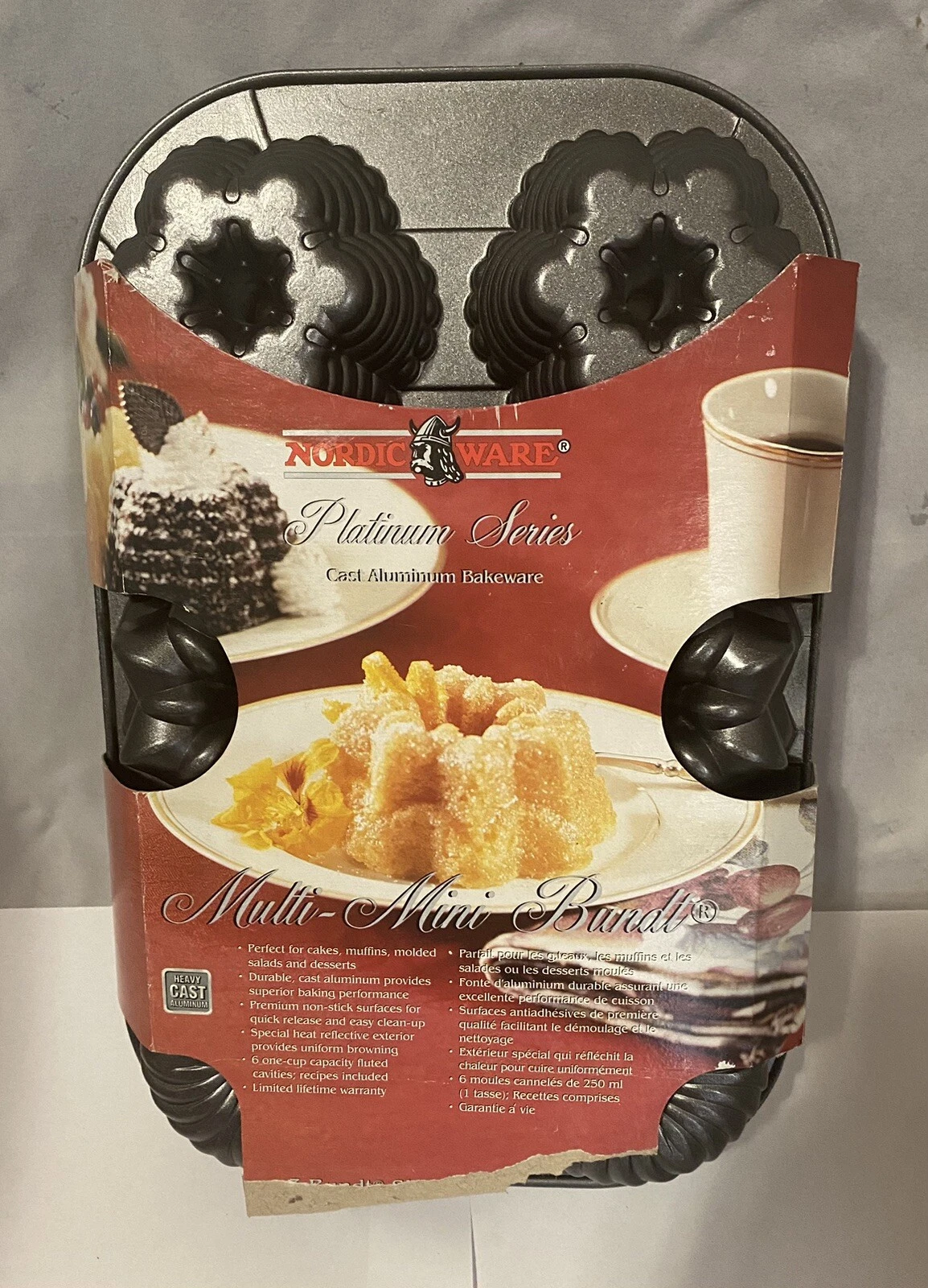 Platinum Series Nordic Ware MULTI Mini Bundt Pan