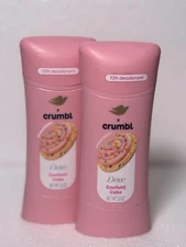 Dove x Crumbl Deodorant Confetti Cake Limited Edition Set of 2