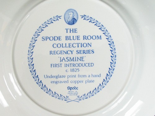 7 Spode Blue Room Collection Regency Series Dinner Plates 10.5 inch 6 Scenes - Picture 13 of 15