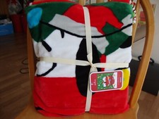 Peanuts Holiday Hallmark Very Soft Throw 50" X 60" Snoopy Woodstock NWT 2018