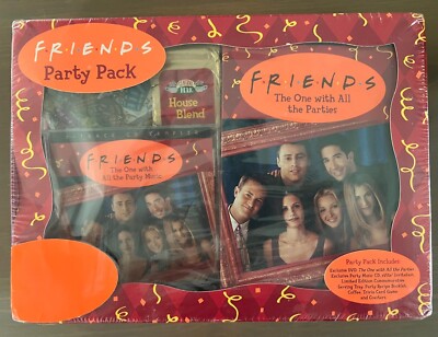 FRIENDS-PARTY PACK WARNER HOME VIDEO DVD & MEMORABILIA 2004 [BRAND NEW, SEALED]