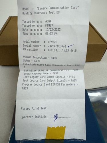 Apc Schneider Electric IT USA AP9620 SmartSlot Card - Legacy Communications - 第 5/6 張圖片