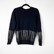 Aritzia Wilfred Free Womens Long Sleeve Pullover Black Sz S