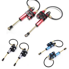 2pcs/set Metal Suspension Piggyback Shock Absorbers for SCX10 1/10 RC Car Parts