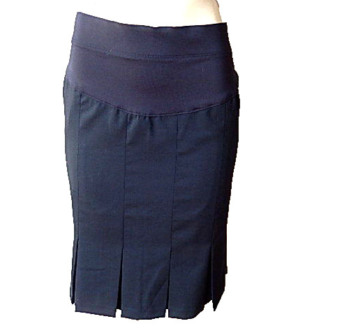 Gap Stretch Maternity Solid Black Polyester Wool … - image 1