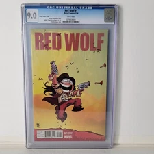 Red Wolf # 1 Skottie Young Variant Cover CGC 9.0