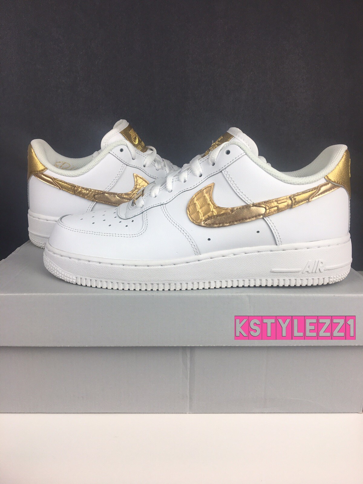 air force 1 low cr7 golden patchwork
