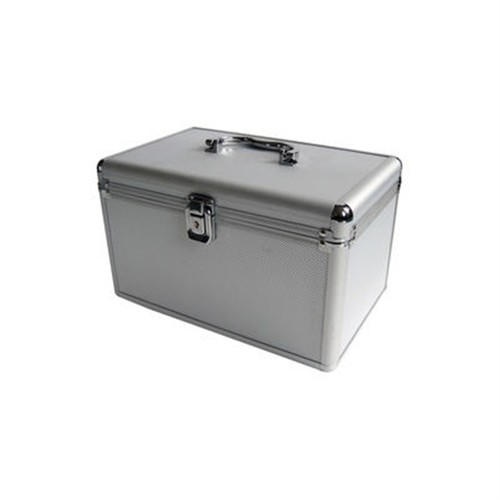 1 x CD DVD Storage DJ Case for 120 Disc Silver Aluminium Numbered Hanging Sleeve - Picture 22 of 24