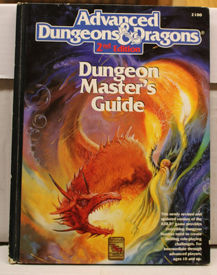 AD&D DUNGEON MASTER'S GUIDE (1989) HC, 2nd Edition, TSR