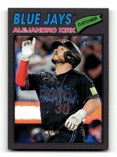 2026 Topps Heritage #341 Alejandro Kirk Black Border