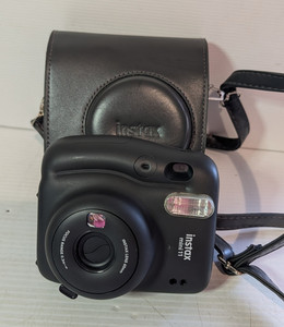 Fujifilm Instax Mini 11 Instant Camera Charcoal Grey + Official Case | VGC
