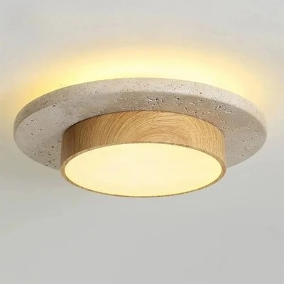 Stone Round Ceiling Light