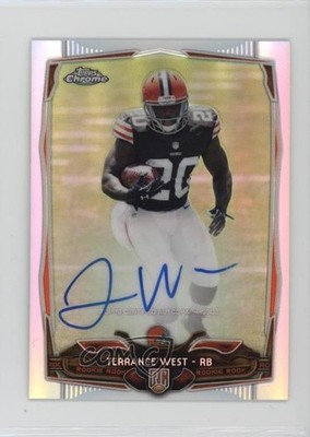 2014 Topps Chrome Mini Refractor Rookie 89/150 Terrance West #202 Auto RC 11nq
