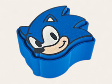 sonic the hedgehog fidget clicker 3D printed