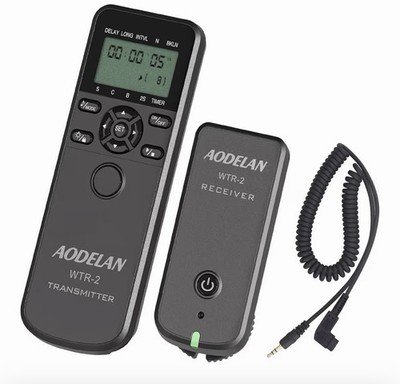 AODELAN Wireless Intervalometer Timer Remote Control, For Sony Camera