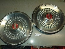 Two 1977 1978 1979 Pontiac Catalina Bonneville Grand Lemans 15 Hubcaps -read-