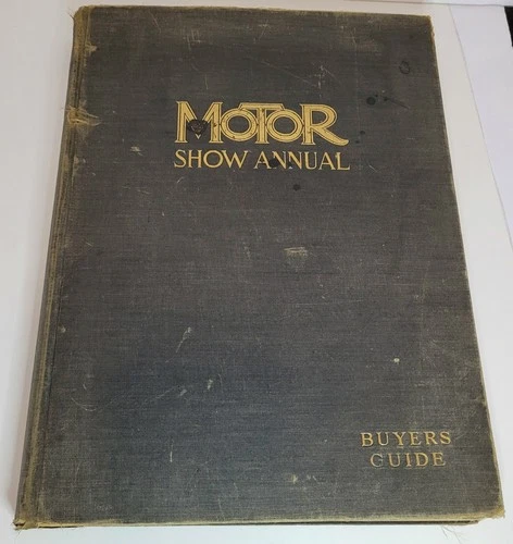 1922 Motor Show Annual Buyers Guide Bound Howard Chandler Christy illustration