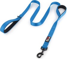 Dog Leash 6ft Long,Traffic Padded Two Handle,Heavy Duty,Reflective Double