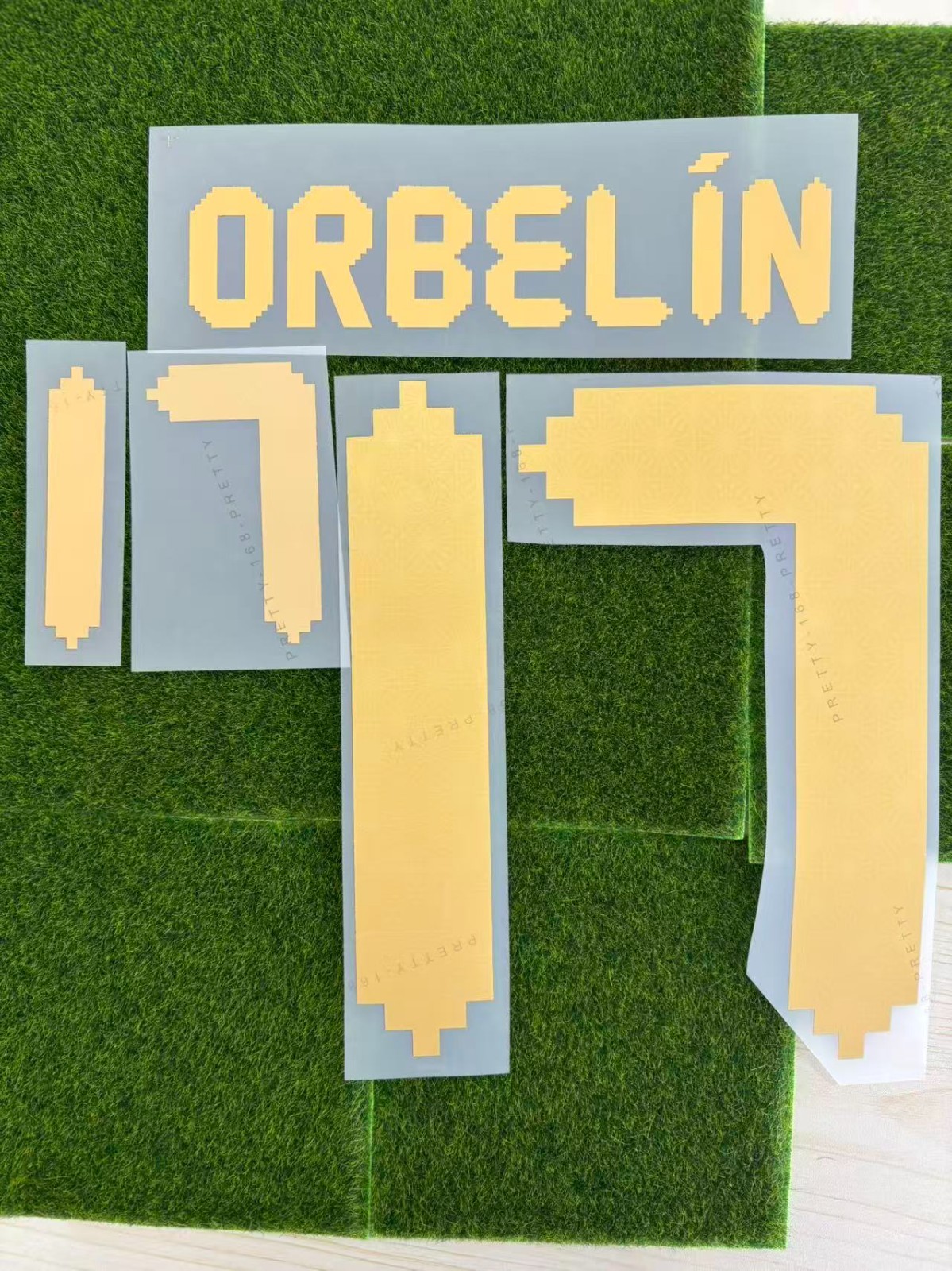Mexico 2025 Orbelin Player Size Soccer Shirt Nameset Name Number ID Print