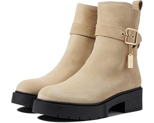 COACH® (Women's 8 B) Lacey™ Suede Bootie in Oat - $275