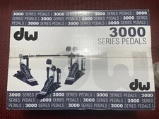 ✅ DW Drum Workshop 3000 Series Double Bass Drum Pedal DWCP3002 ✅