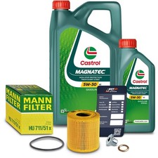 MANN ÖLFILTER+6L CASTROL MAGNATEC 5W-30 FÜR FORD FOCUS C-MAX 2.0