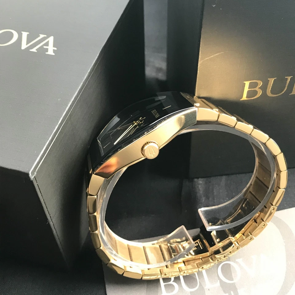 Bulova 97A264 Reloj Hombre Gemini Banda Tono Dorado Cuarzo Acero Inoxidable 40 MM Foto 4 de 4