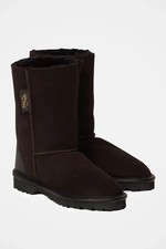 unisex AQUALAMB by Celtic Sheepkin Boots Size 9UK   Brown
