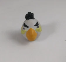 2011 MZB Rovio Angry Birds Tiny Toppers White Bird 1" Pencil Topper