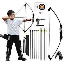 Bow and Arrow for Teens Beginner Archery Set for Youth Bow and Arrow Shooting...