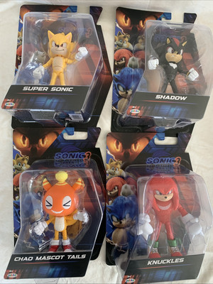 Sonic The Hedgehog 3 Movie 5  Super Sonic Shadow Chad Mascot Tails & Knuckles