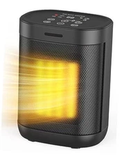 1500W Space Heaters for Indoor Use, Portable Electric Heater with ECO BLACK-R