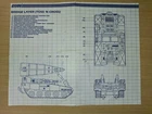 GI Joe 1985 Bridge Layer Vehicle Blueprints Instructions Original Hasbro ARAH