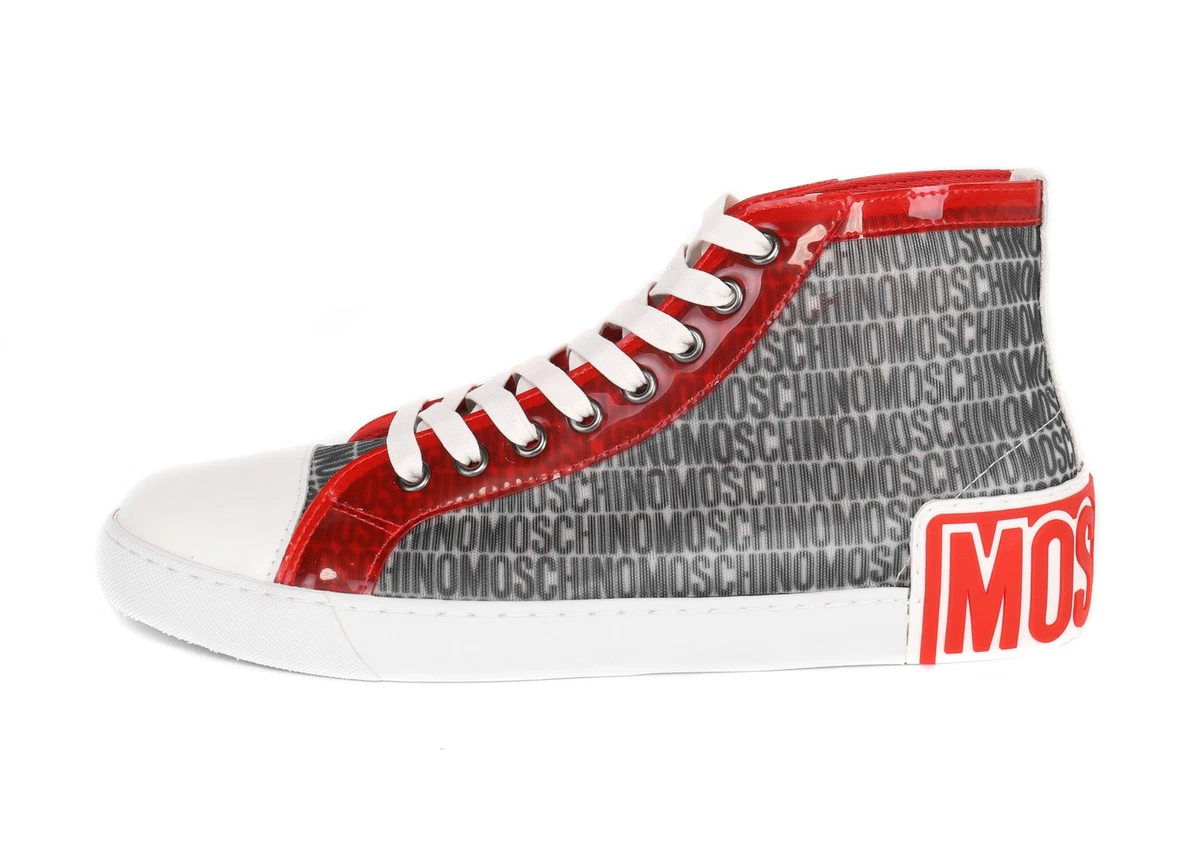 AUTHENTIC MOSCHINOS HITOP MENS Moschino 43 US 10 10.5 Mens Sneakers Streetball High Top  main image 3