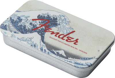 Fender Flagship Store Tokyo Limited Pick Tin HOKUSAI 351 12 Plektren Set Neu ...