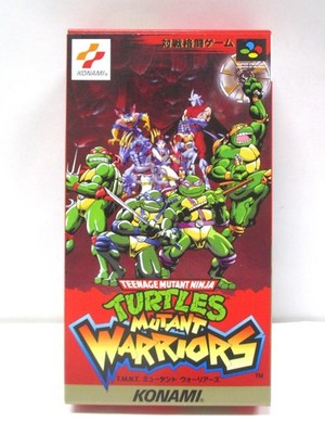 SNES -- TURTLES MUTANT WARRIORS -- New!! Super famicom. Japan game. 13755