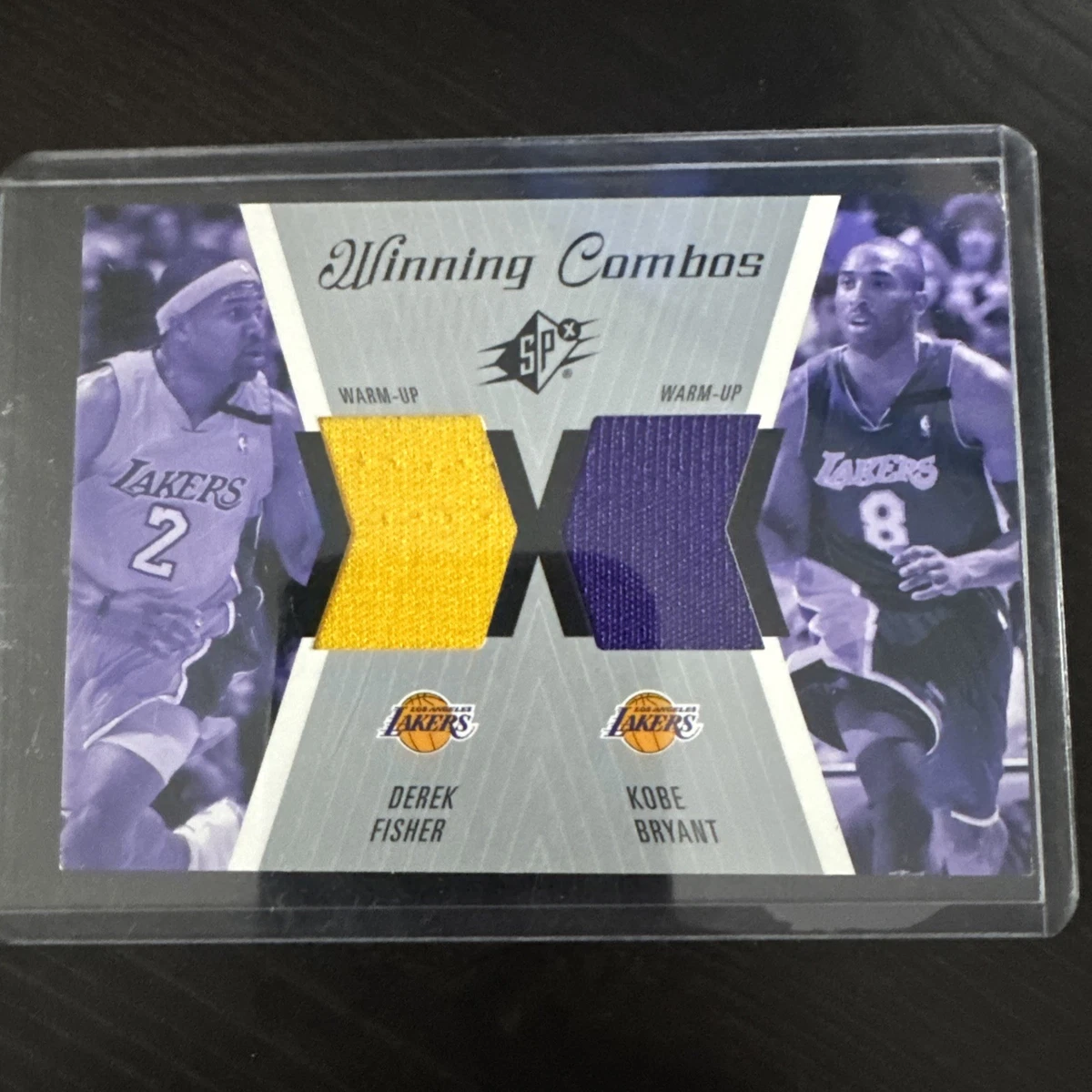 Lakers Kobe Bryant Derek Fisher Parallel Card