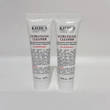 2 X Kiehl's Ultra Facial Cleanser 1 fl oz/30 mL each Total 60ml