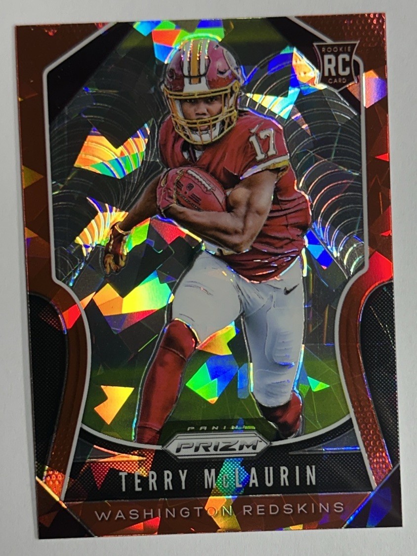 2019 Panini Prizm Red Ice Terry McLaurin Rookie RC #353