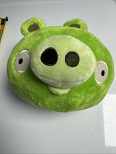 Angry Birds Pig Plush 7" Green Nice Preowned.