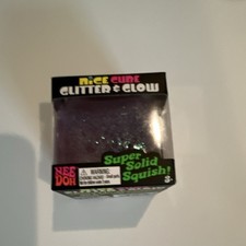 Needoh Squish Purple Glitter and Glow Ages 3