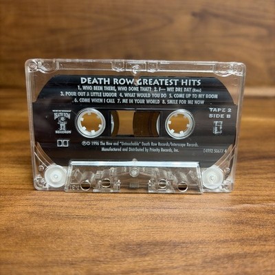 Death Row Greatest Hits by Various Artists (Cassette 2) Tape ONLY No Case Tested
