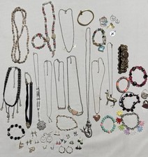 Huge Lot Young Girl s costume jewelry lot Earrings, Bracelet, Necklace, Rings