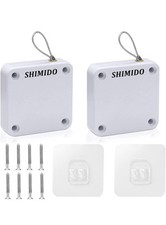 SHIMIDO Upgraded Punch-Free 1000g Automatic Screen Door Closer Pack Of 2