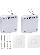 SHIMIDO Upgraded Punch-Free 1000g Automatic Screen Door Closer Pack Of 2